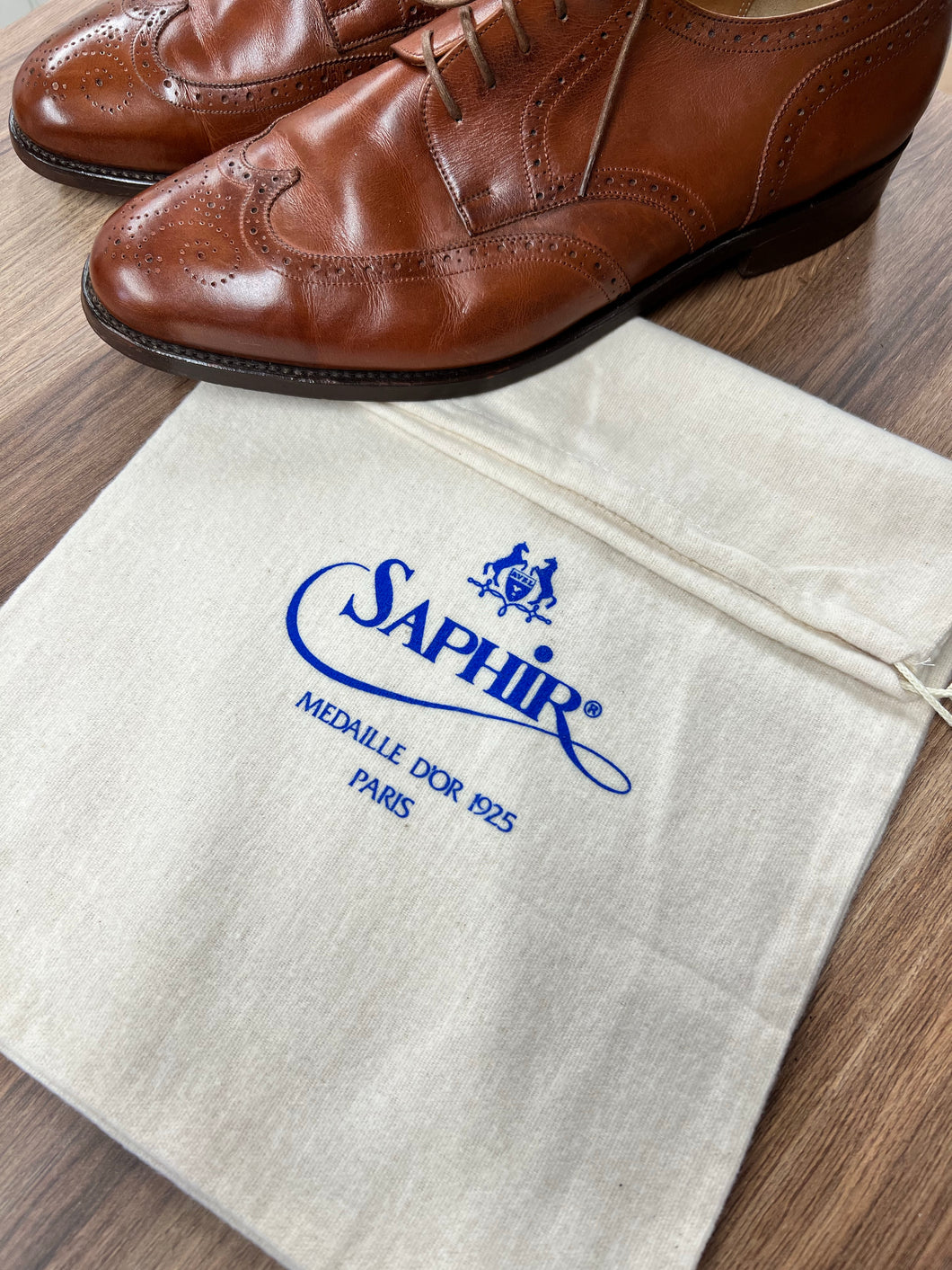 Saphir cotton shoe bags
